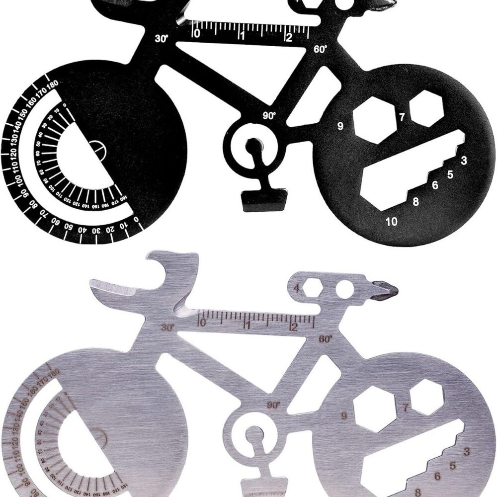 Keychain Multi-tool Metal Pocket Tool for men Portable Norustmulti-function2Pack